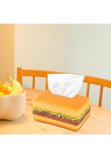 Pazly Tutucu Suntek Kolay Kare Hamburger Hediyelik Doldurulabilir Doku Ak Çok Renkli