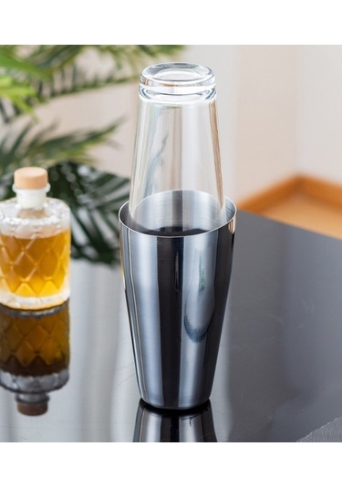 Lichen Camlı Paslanmaz Çelik Boston Mikser, Mikser Seti, Cam Bar