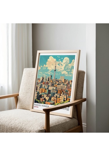 Japon Tokyo Posteri, Duvar Sanatı, Japon Duvar Sanatı