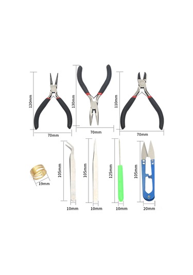 Xindoker 8 Parça Kuru Tahta Zımba Seti, Profesyonel Ve Amatör İçin Mücevher Yapımı, Tamir Ve Beading Araçları, Anti-kayma Kollü Ve Sıcaklık Dayanıklı