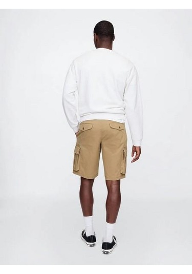 Gap 703768000 V-11 In Erkek Kargo Şort Bej