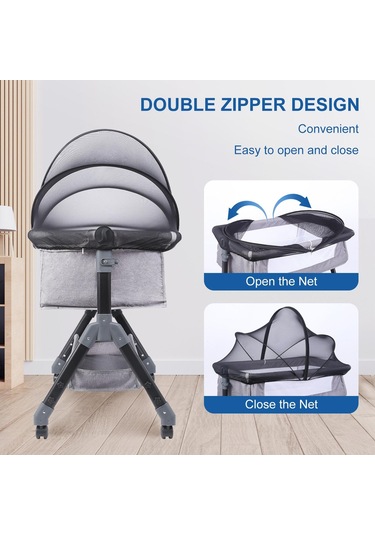 Suntek Bebek Beşik Net Çıkarılabilir Koruyucu Siyah-s