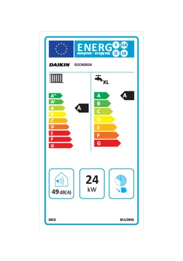 Daikin NDJ Premix D2CND024 24 Kw 20.000 Kcal Tam Yoğuşmalı Kombi