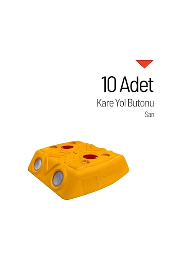 10'lu Kare Yol Butonu Seti-3690