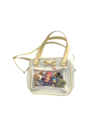 Ranray Şeffaf Pencereli Sırt Çantası Sarı Fiyonk 324585730 Gri