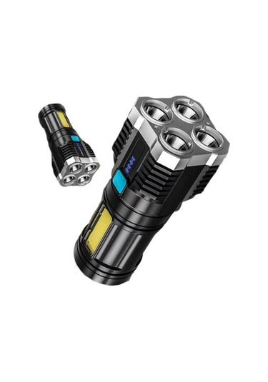 Willowhaven Indüksiyon Cob Far, Tip C Hızlı Şarj 6 Seviye Ayarı Ipx4 Su Geçirmez Cob Far, Koşu Için Led G Altın