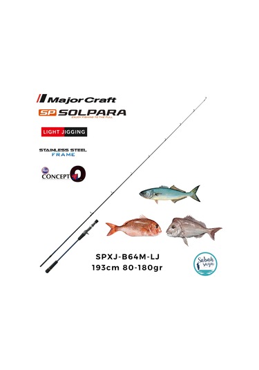 Major Craft Solpara Spxj-b64m-lj 193cm 80-180gr S2p Tetikli Light Jigging Kamış