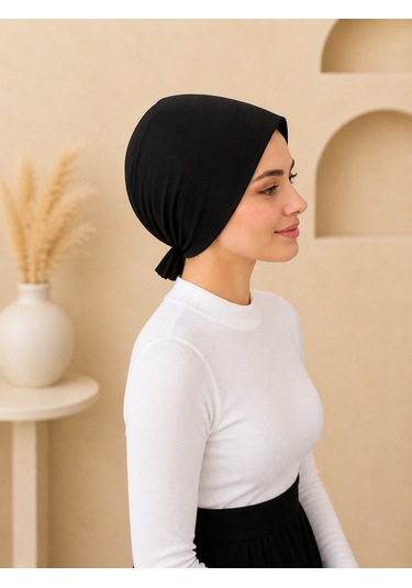 Bilenler Dikişsiz Silikonlu Bone Siyah