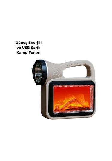 Drnds Led Solar Alev Işığı Güneş