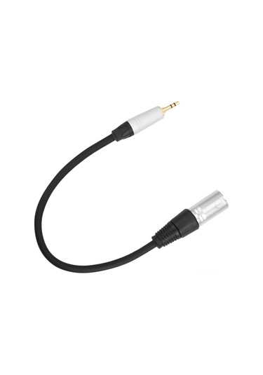 Yaleker 3.5mm Erkekden Xlr Erkeğe Mikrofon Ses Kablosu - Kameralar Ve Canlı Yayınlar İçin Ses Aktarımı