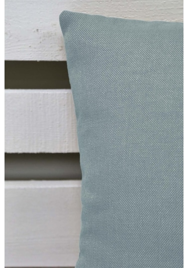 Melodie Keten Kırlent Kılıfı Bebek Mavisi 50X50 Cm