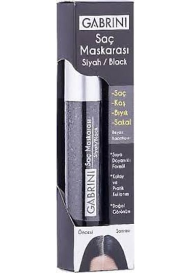 Gabrini Saç Maskarası Siyah