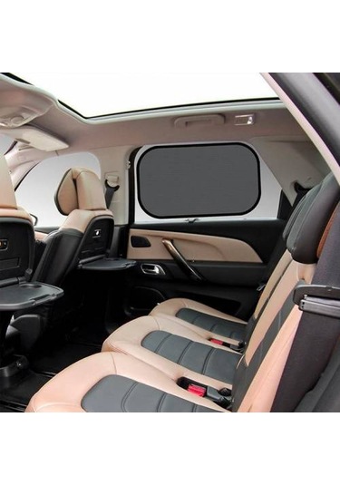 Coofbe Vantuzlu Araç Yan Cam Güneşlik 2Adet Set 36x44cm Oto Yan C