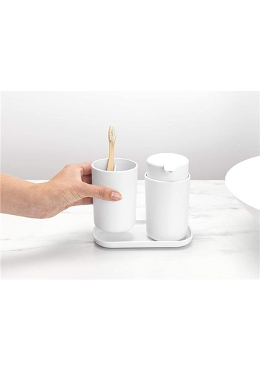 Brabantia Renew White 3 Parça Banyo Seti