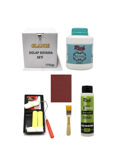 Glance Dolap Boyama Seti Multi Surface 1750 Gr Antik Beyaz Genel Amaçlı Boyama Seti