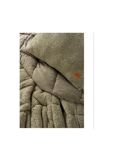 Cotton Box Tek Kişilik Peluş Yorgan Seti Taş Taş