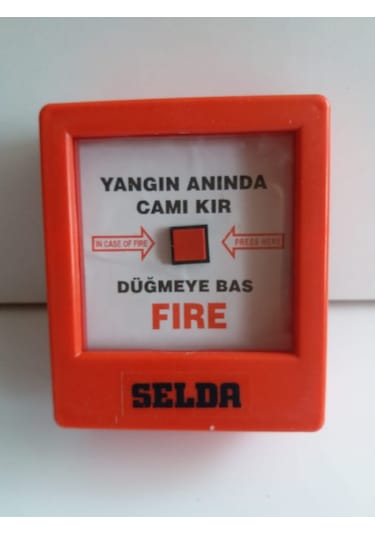 SIVA ÜSTÜ YANGIN İHBAR BUTONU
