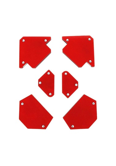 6'lı Set Mıknatıslı Manyetik Gönye Kaynak Tutucu Kaynak Gönyesi