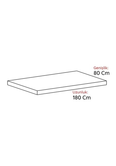 Viphomeconceptltd Katlanır Yatak Yer Yatağı Sünger Yatak Tek Kişilik 80X180 Cm
