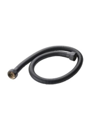 Flat Duş Spirali Kısa Siyah 60 Cm