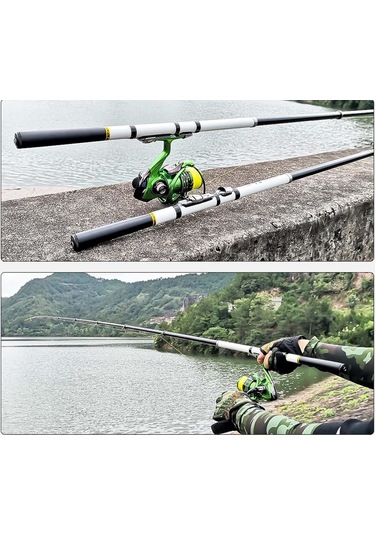 Valkyrie 2.1 Metre Karbon Fiber Balık Olta Kamış - 6 Boğum 6 Halka Teleskopik