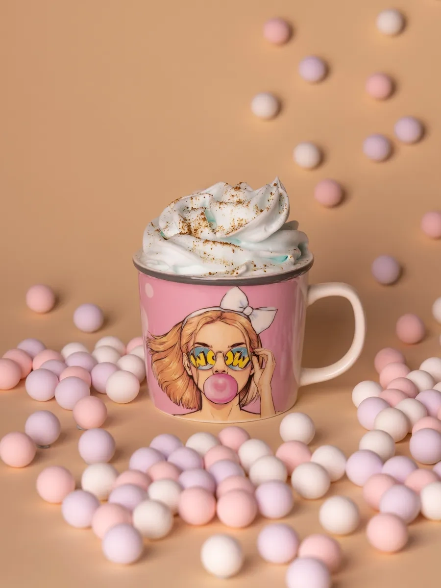 Lefard Çay Ve Kahve İçin 370 Ml Porselen Kupa 311003637 Pembe