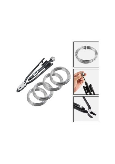 Homyl Güvenlik Teli Bükme Pensesi Sağlam Yedek Tel Alet Seti