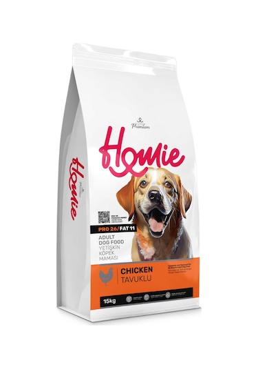 Homie Süper Premium Tavuklu Yetişkin Köpek Maması 15 Kg