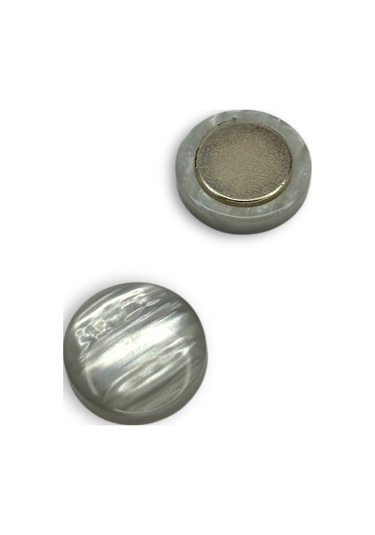 Eşarp Ve Şal Mıknatısı Mermer Gri - Başörtü Tutucu Kadın Tesettür Aksesuar Mıknatıs Gri