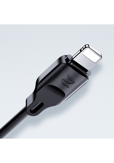 Rock Space Z12 Lightning Şarj Ve Data Aktarım Kablosu 1Mt 2A - Siyah