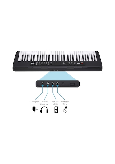 Jwin CTK-3000BK 61 Tuş Hassasiyetli Org (5 Oktav)
