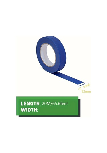 Chenkestoreone Newshark Çoklu Boyutlu Ressam Bandı 1/2 Inç 65.6ft Yüksek Kalite