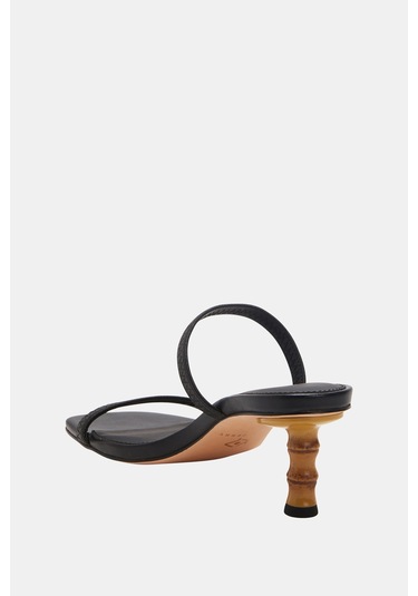 Katy Perry The Leilei Kadın Siyah Topuklu Terlik Siyah