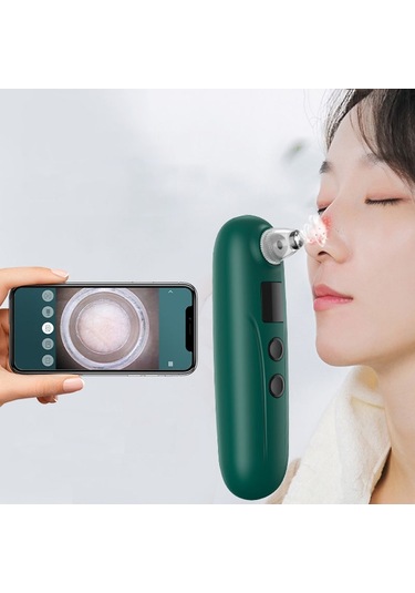 Sones Görsel Siyah Nokta Temizleyici Elektrikli Siyah Nokta Emici Yeşil