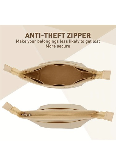 Fochsia 卡其色 M Anjou Pm Gm Neverfull Tote Çanta Organizatörü İç Astar Çantası Makyaj Çantası Gümüş Eskitme