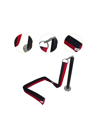Suntek Kol Güreşi Eğitim Kayışı Siyah-ve-kırmızı-kayış
