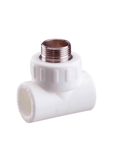 Mey İthalat Pvc Boru Pprc Dış Dişli Te 20x3/4'' 10 Adet Diğer
