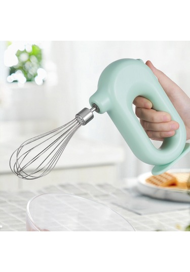 Springsun Kablosuz 4 Hızlı Dikey Mikser - Çırpma, Köpürtme Ve Karıştırma İçin Pratik El Mikseri Beyaz