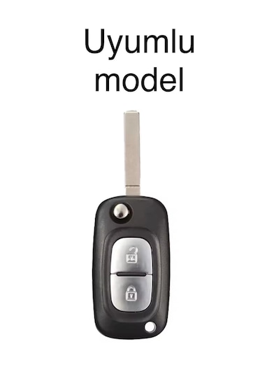 Renault Clio Megane Kangoo Modus Uyumlu Silikon Anahtar Kılıfı