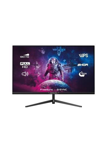 27\" Ov27mnt202g Fast Ips 180 Hz 1ms Fhd Freesync - Multimedya G Sync Oyuncu Monitörü-133893