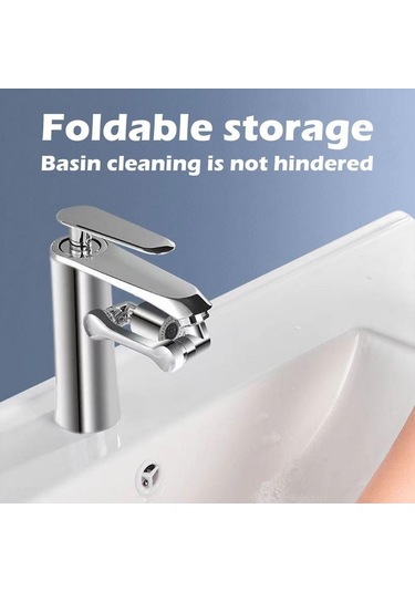 Jms1440 Döndürme Musluk Püskürtme Kafası Havalandırıcı Fıskiye Memesi Mutfak Musluk Dual Mode Gümüş