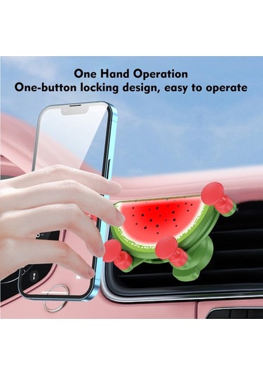 Yulong Ximistore9 Havalıklı Araç Telefon Tutucu - 4.7-6.7 İnç Yeşil