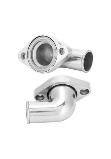 Kosona Chevrolet Motorları İçin 90 Derece Pürüzsüz Metal Su Borusu Bağlantısı - Dönen Kollü Ve Tam Dichteli Sb Bb 265-502 Uyumlu