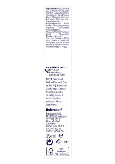 Nivea Make Up Expert Nemlendirici Göz Makyaj Bazı 15 ML
