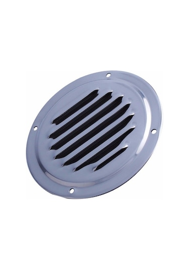 Tekne Yuvarlak Havalandırma Paslanmaz Krom 125mm