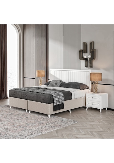 Roma 6 Kapaklı Komple Mdf Yatak Odası Takımı