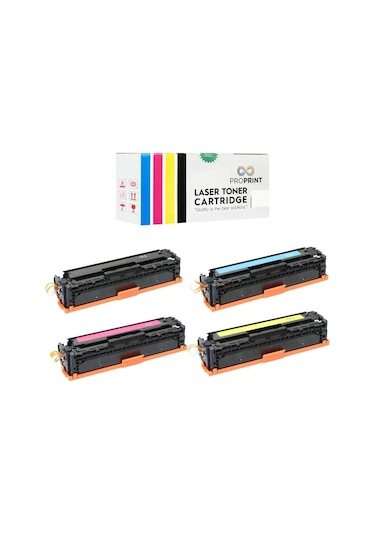 Proprint Canon MF-655CX MF-657CDW CRG-067 Çipli Uyumlu Toner Seti CMYK 1250 Sayfa