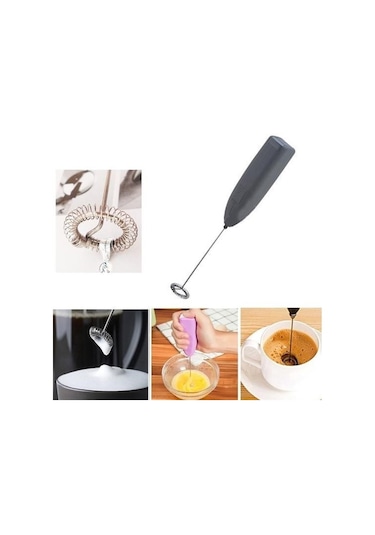 Buffer El Çırpıcısı Pilli Mini Portatif Mutfak Mikseri Köpürtme Aleti Çok Renkli