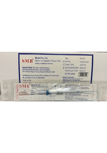 Smb Copper CU 375 Rahim İçi Araç Spiral 25 Adet