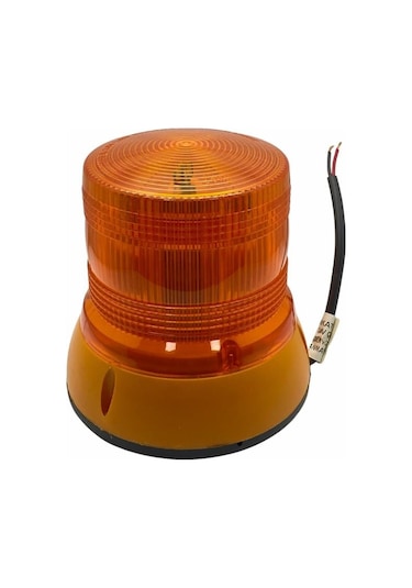 12v-24v Çakar Tepe Lamba Ledli Turuncu 145 145 Mm